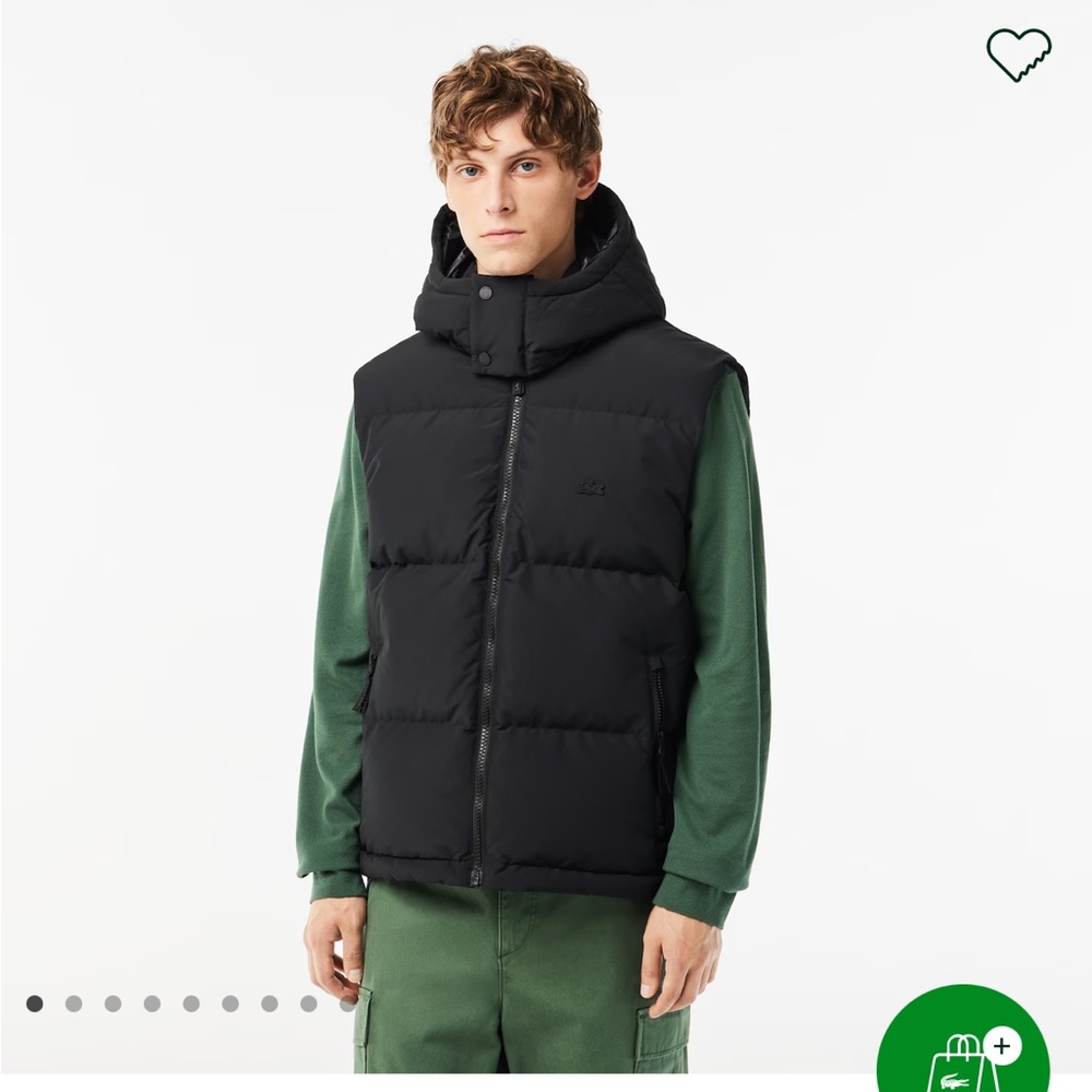 MEN'S QUILTED CROC DOWN VEST